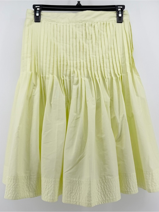 Free Assembly Dresses & Skirts - Free Assembly Yellow Pintuck Pleated Midi Skirt XL Cottagecore Coquette Preppy
